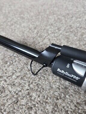 BaByliss Pro Porcelain Ceramic 3/4" Curling Iron BP75MUC Black  EUC
